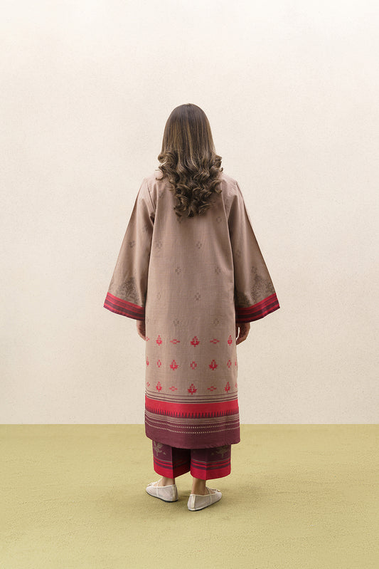 2 PIECE SOLID JACQUARD SUIT (PRET)