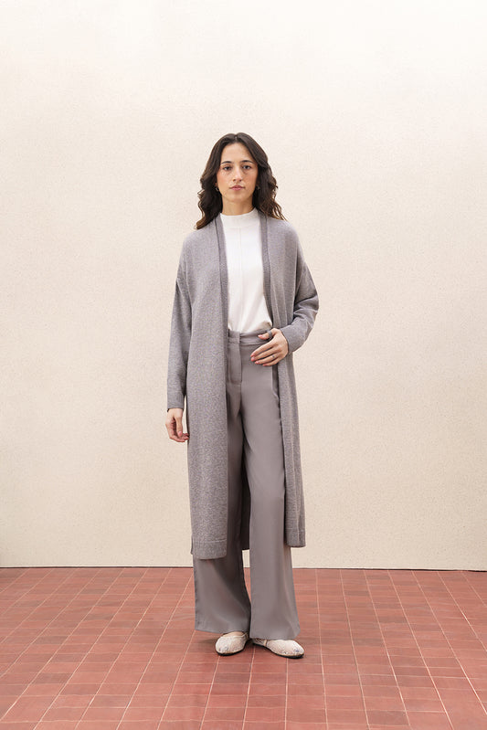 FINE KNIT LONG SHRUG