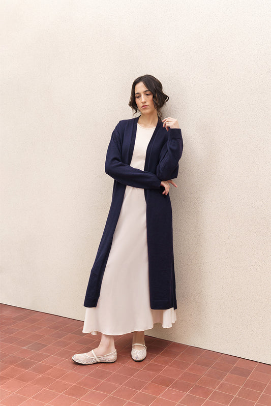FINE KNIT LONG SHRUG