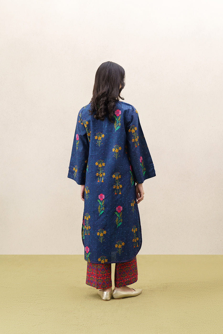 2 PIECE PRINTED DORIA DOBBY SUIT (PRET)