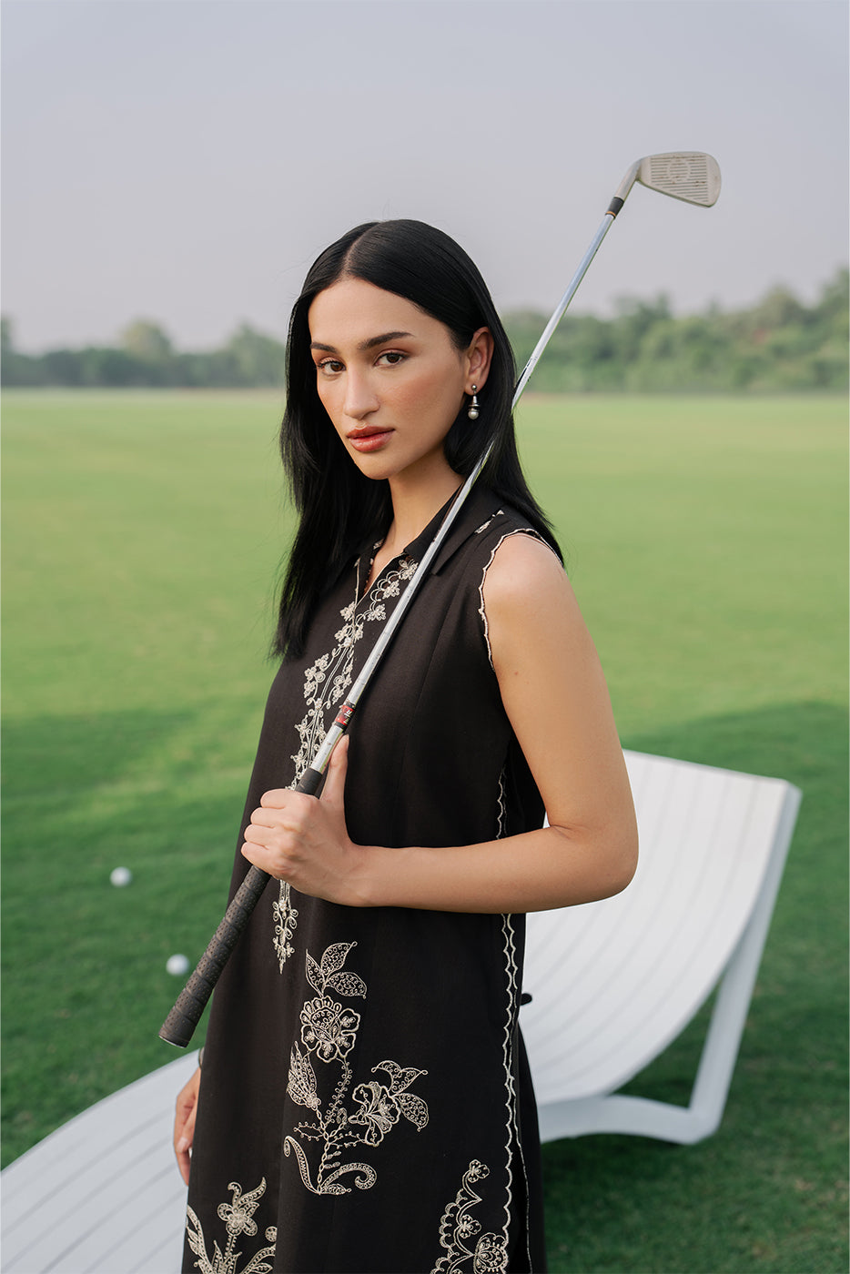 2 PIECE EMBROIDERED KHADDAR SUIT-NUEVO ONYX ( UNSTITCHED )
