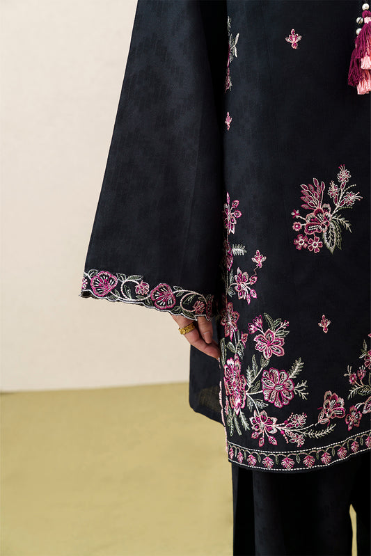 2 PIECE EMBROIDERED KHADDAR SUIT-MYSTIC BLOOM (UNSTITCHED)