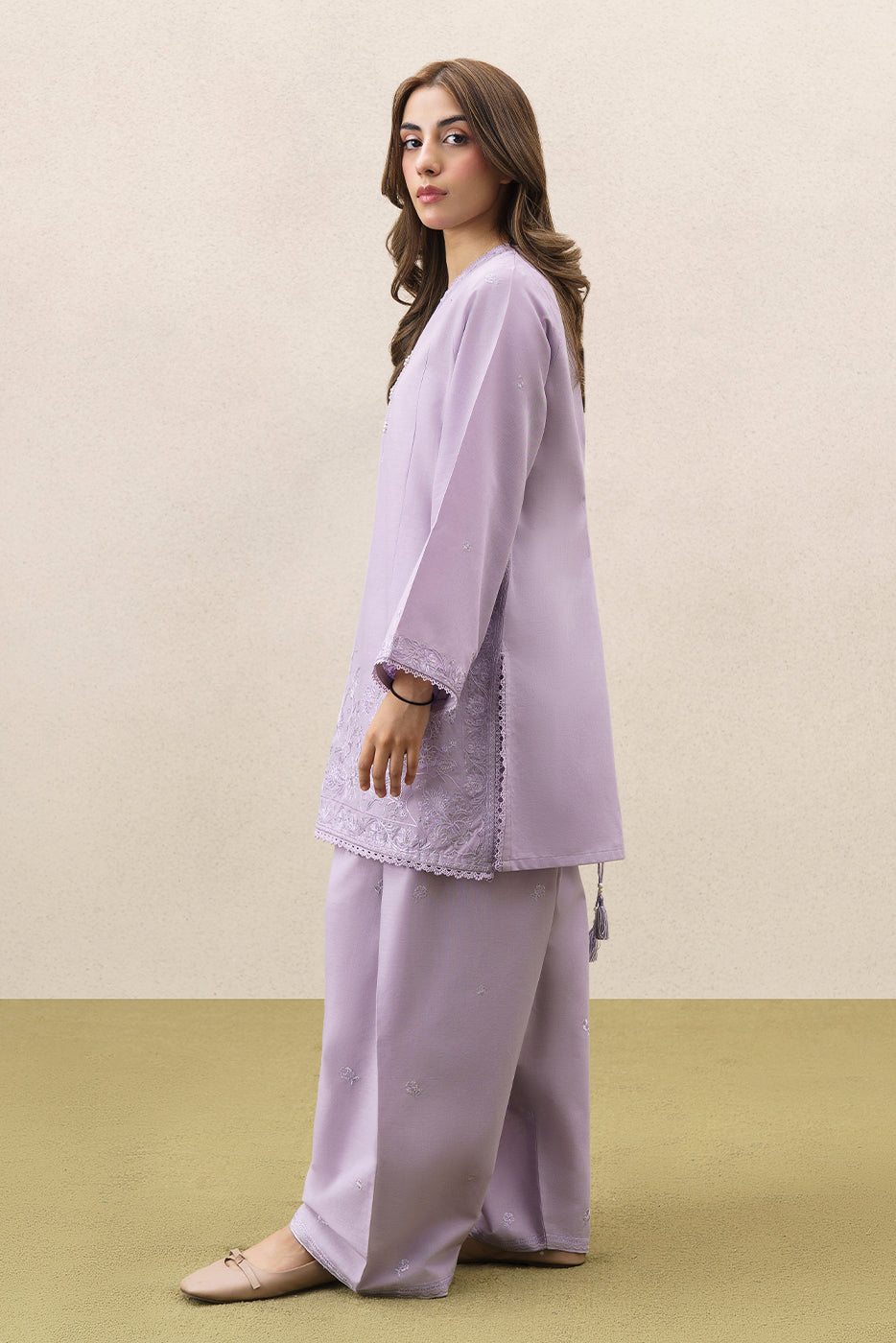 2 PIECE EMBROIDERED KHADDAR SUIT-CRISP WINTER (UNSTITCHED)