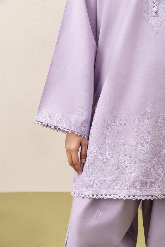 2 PIECE EMBROIDERED KHADDAR SUIT-CRISP WINTER (UNSTITCHED)