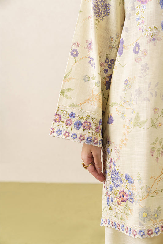 3 PIECE EMBROIDERED KHADDAR SUIT-CELESTIAL HAZE (UNSTITCHED)