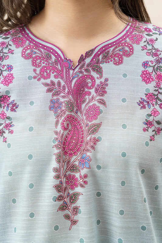 3 PIECE PRINTED KHADDAR SUIT-AUTUMN BREEZE (UNSTITCHED)