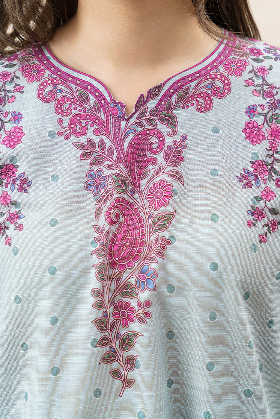 3 PIECE PRINTED KHADDAR SUIT-AUTUMN BREEZE (UNSTITCHED)