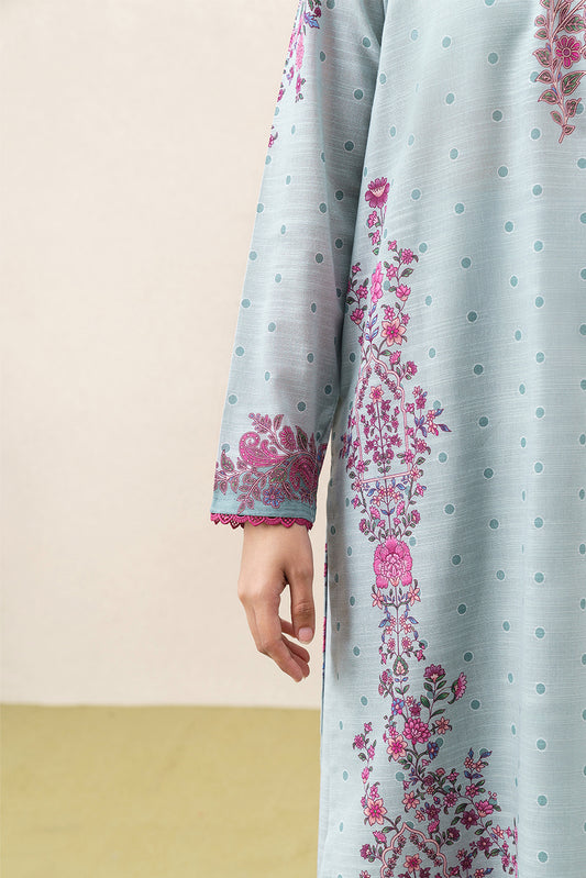 3 PIECE PRINTED KHADDAR SUIT-AUTUMN BREEZE (UNSTITCHED)