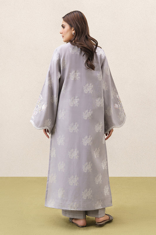 2 PIECE EMBROIDERED YARN DYED JACQUARD SUIT-PEARL HAZE (UNSTITCHED)