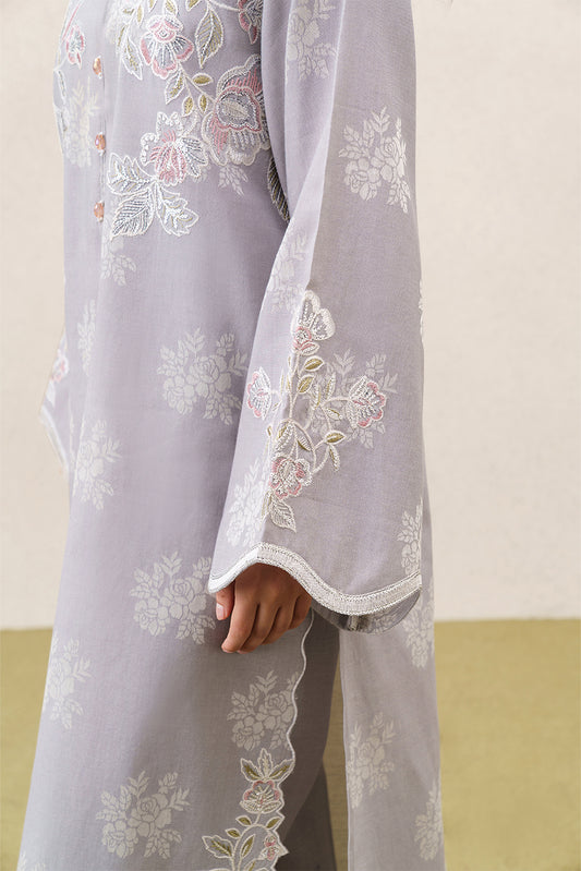 2 PIECE EMBROIDERED YARN DYED JACQUARD SUIT-PEARL HAZE (UNSTITCHED)