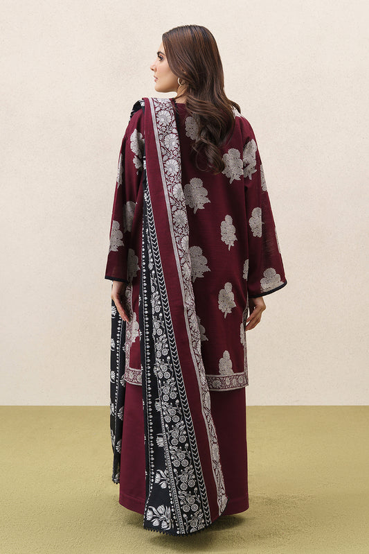 3 PIECE PRINTEDED SLUB KHADDAR SUIT-REGAL WEAVE (UNSTITCHED)