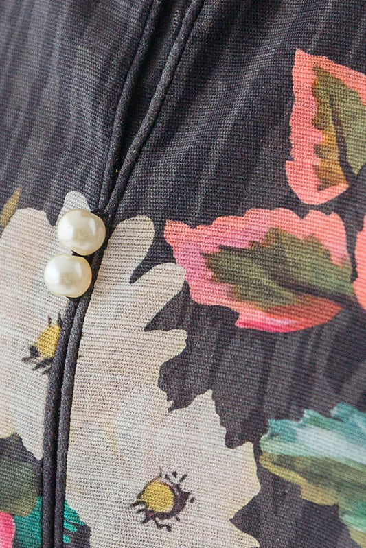 1 PIECE - PRINTED KHADDAR SHIRT - ENCHANTING BOUQUET (UNSTITCHED)