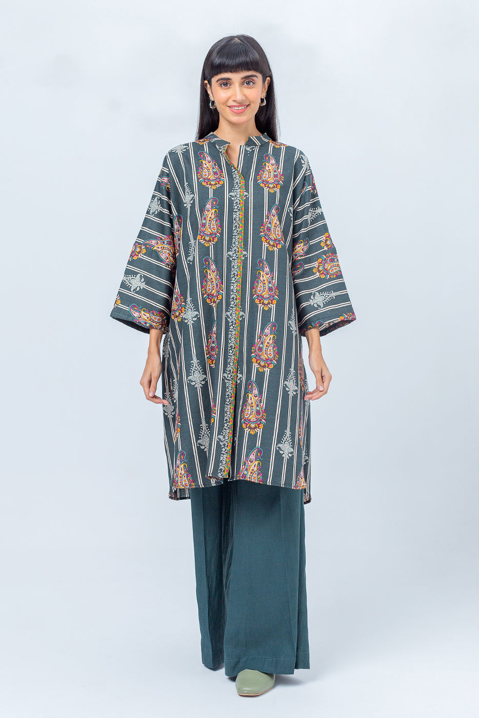 2 PIECE - PRINTED KHADDAR SUIT - TRADITIONAL CHARM (UNSTITCHED) - BEECHTREE