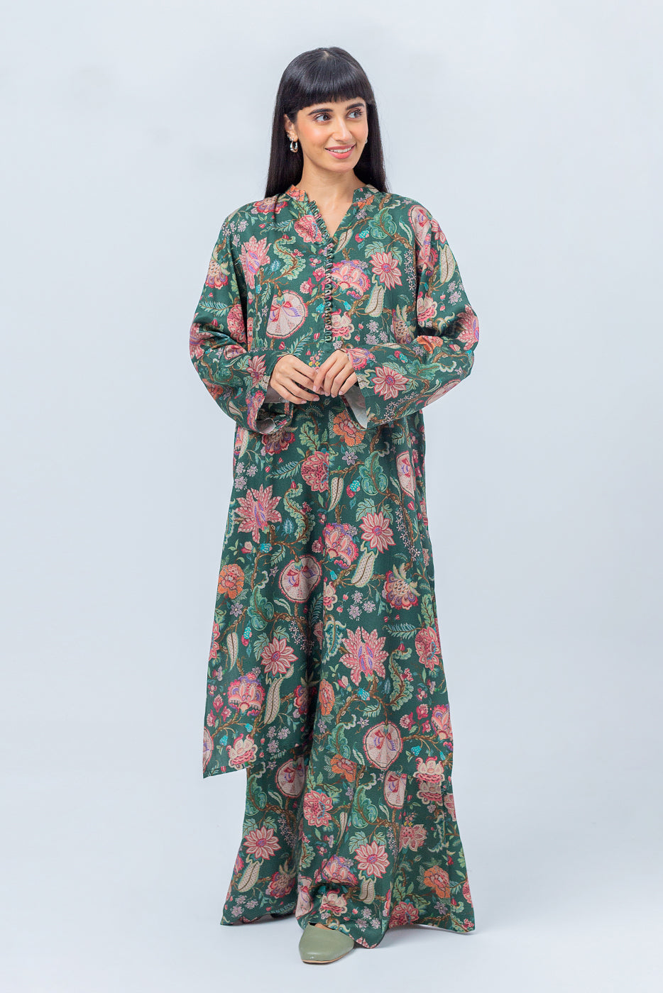 2 PIECE - PRINTED LINEN SUIT - TIMBER BLOOM (UNSTITCHED) - BEECHTREE