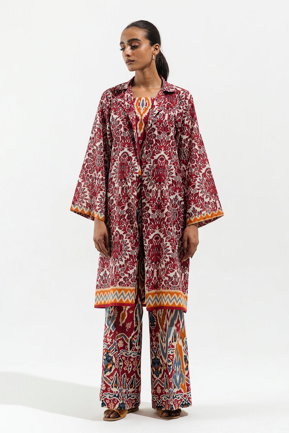 2 PIECE - PRINTED LAWN SUIT - VIVID AURORA (UNSTITCHED)