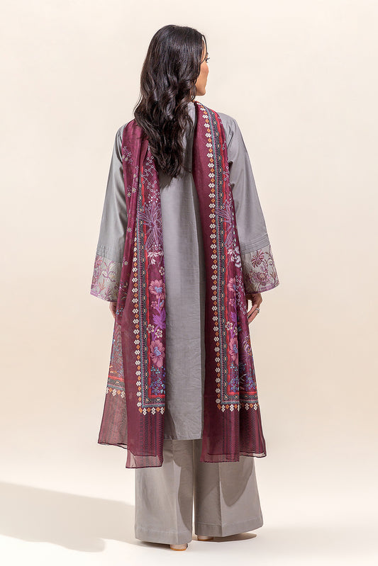 3 PIECE EMBROIDERED LAWN SUIT-CLOUD CURRANT (UNSTITCHED)