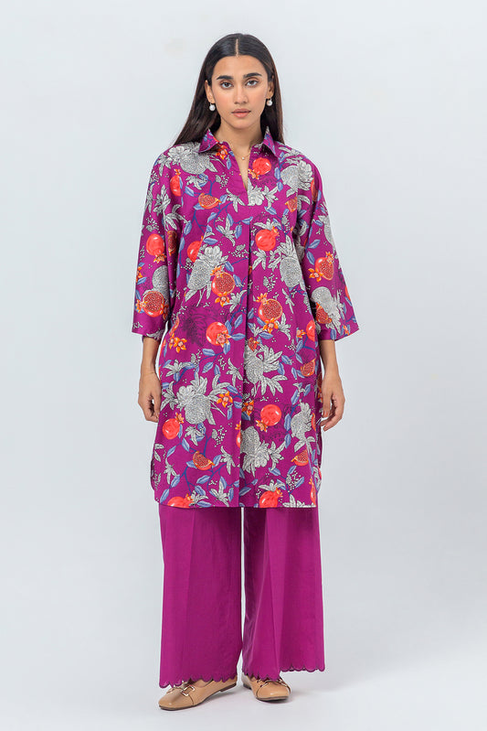 2 PIECE - PRINTED COTTON SATIN SUIT - FRUITY PUNCH (UNSTITCHED)