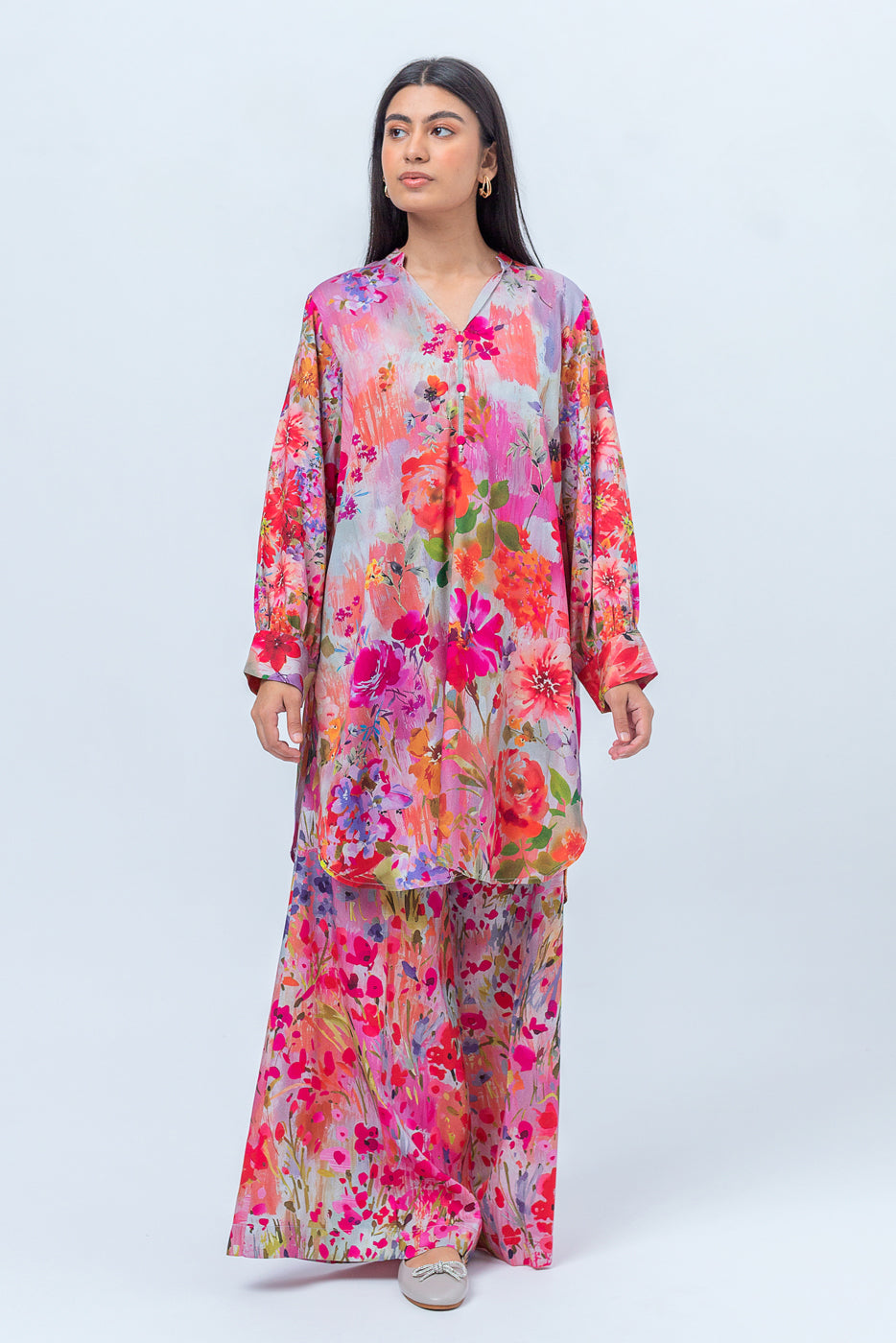 2 PIECE - PRINTED LINEN SUIT - CHROMATIC ESSENCE (UNSTITCHED)