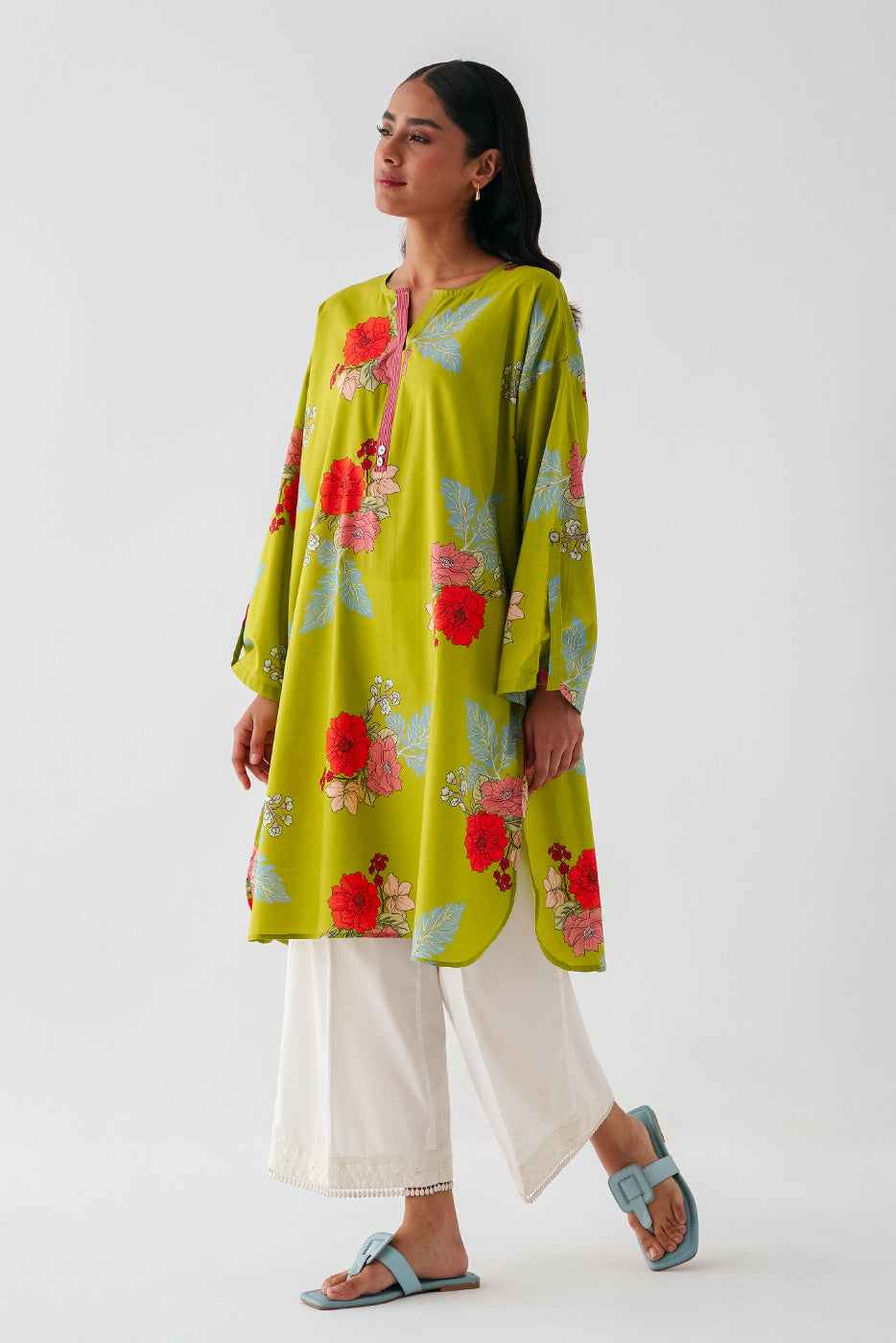 PRINTED CAMBRIC SHIRT (PRET)