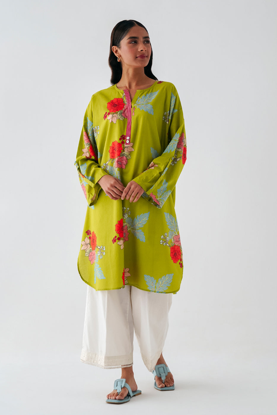 PRINTED CAMBRIC SHIRT (PRET)