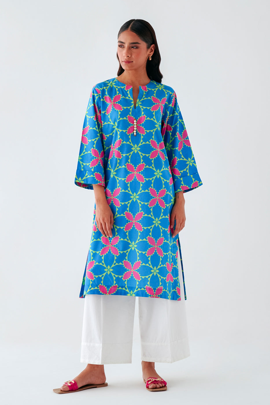 PRINTED CAMBRIC SHIRT (PRET)