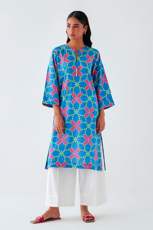 PRINTED CAMBRIC SHIRT (PRET)