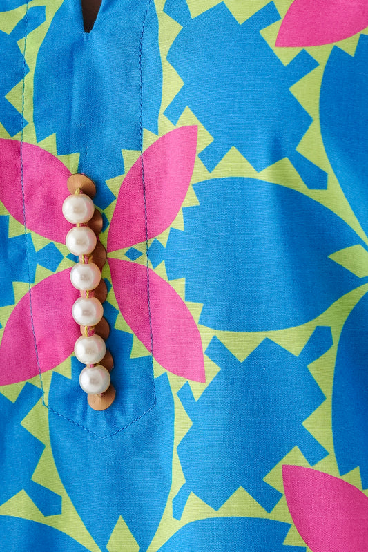 PRINTED CAMBRIC SHIRT (PRET)