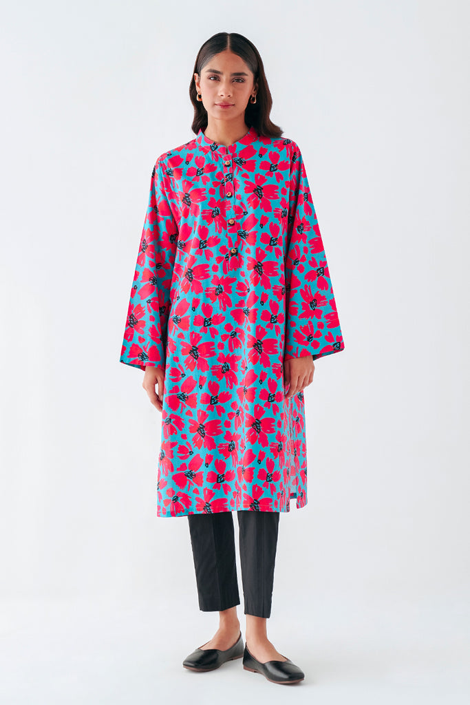 Printed Shirt for ladies online kurtis shopping in Pakistan
