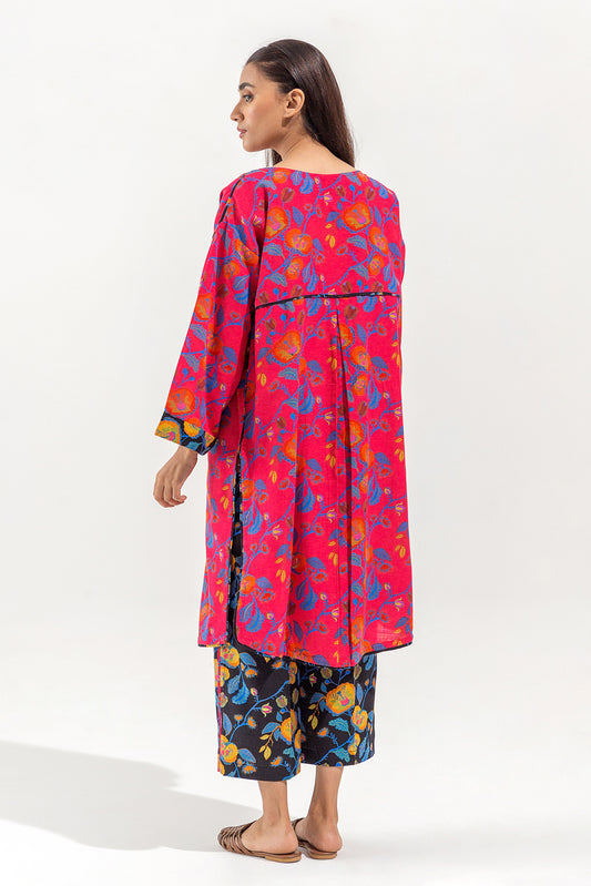 2 PIECE PRINTED SLUB KHADDAR SUIT (PRET)