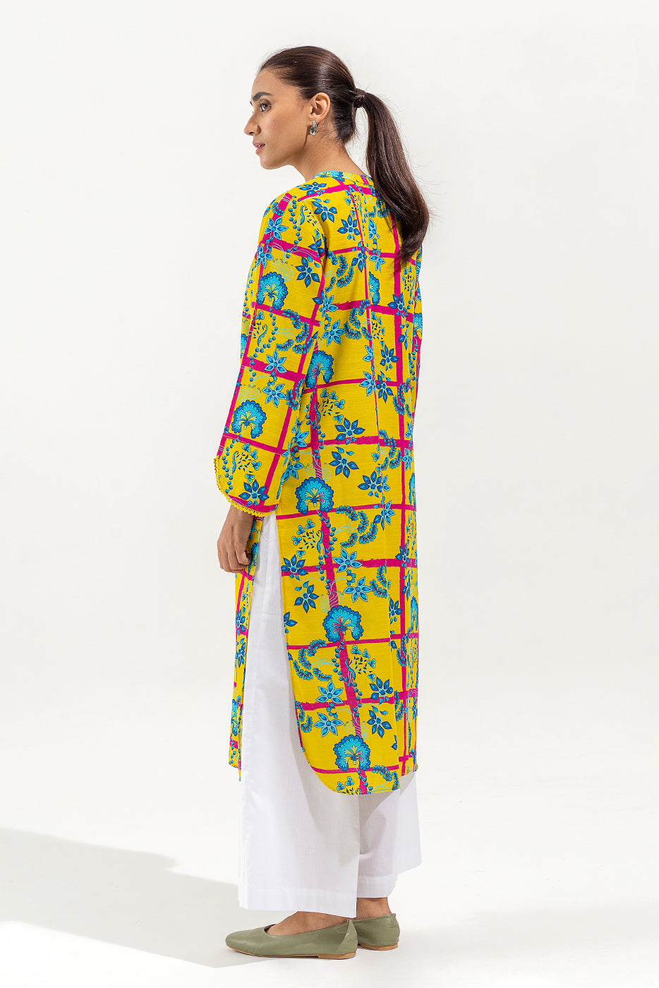 PRINTED KHADDAR SHIRT (PRET)