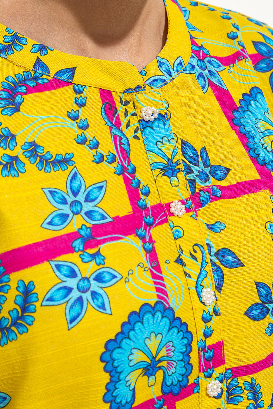 PRINTED KHADDAR SHIRT (PRET)