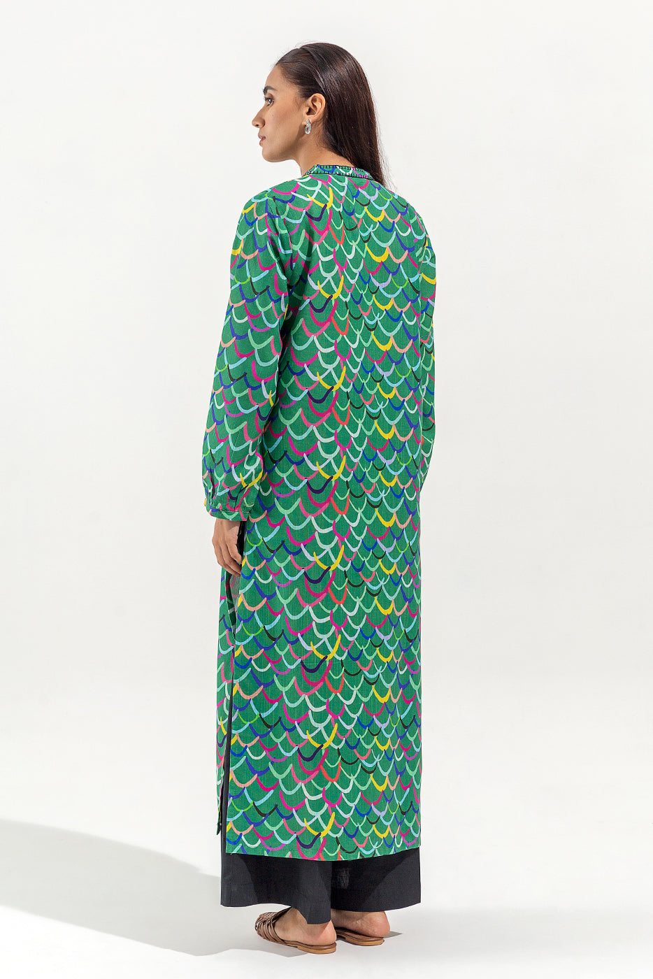 PRINTED PRINTED KHADDAR SHIRT (PRET)