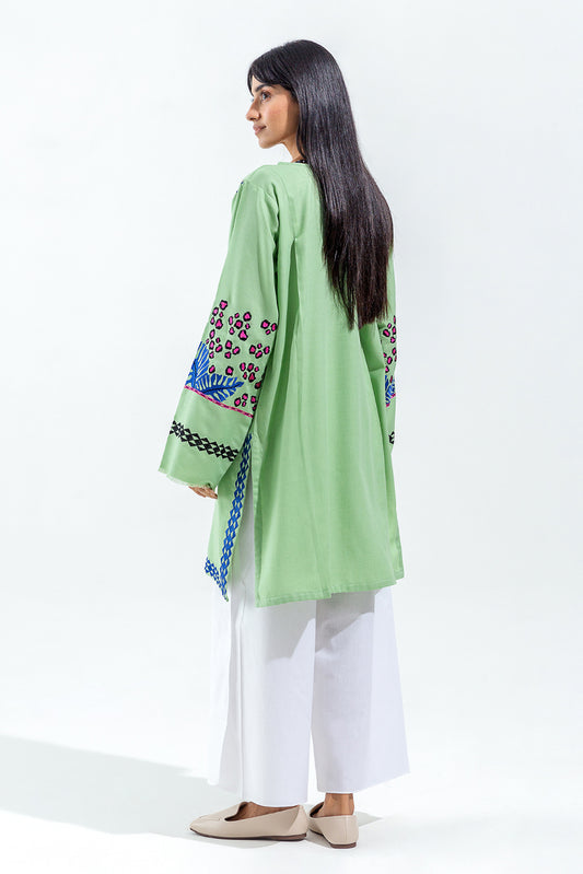 EMBROIDERED TWILL SHIRT (PRET)