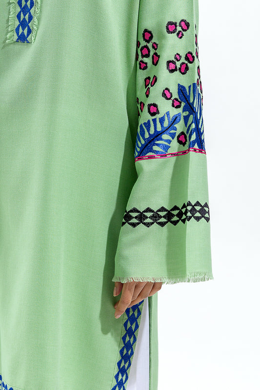 EMBROIDERED TWILL SHIRT (PRET)