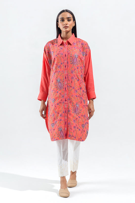 EMBROIDERED TWILL SHIRT (PRET)