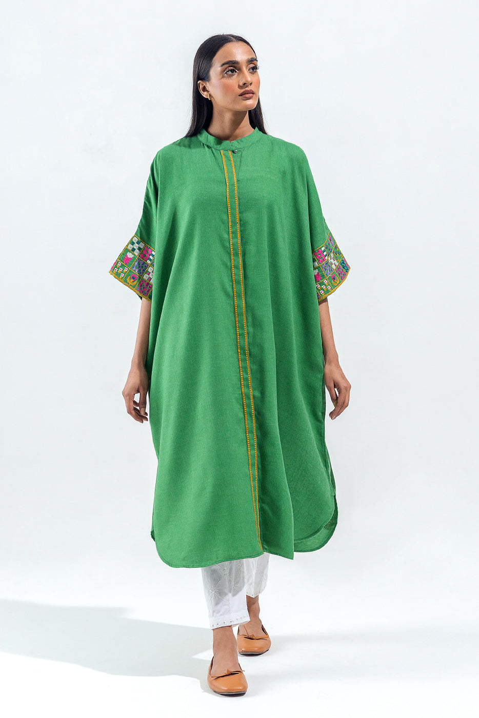 EMBROIDERED TWILL SHIRT (PRET)