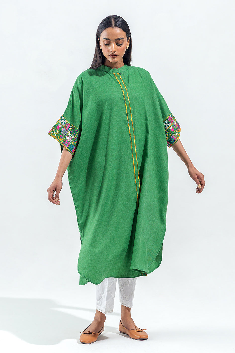 EMBROIDERED TWILL SHIRT (PRET)