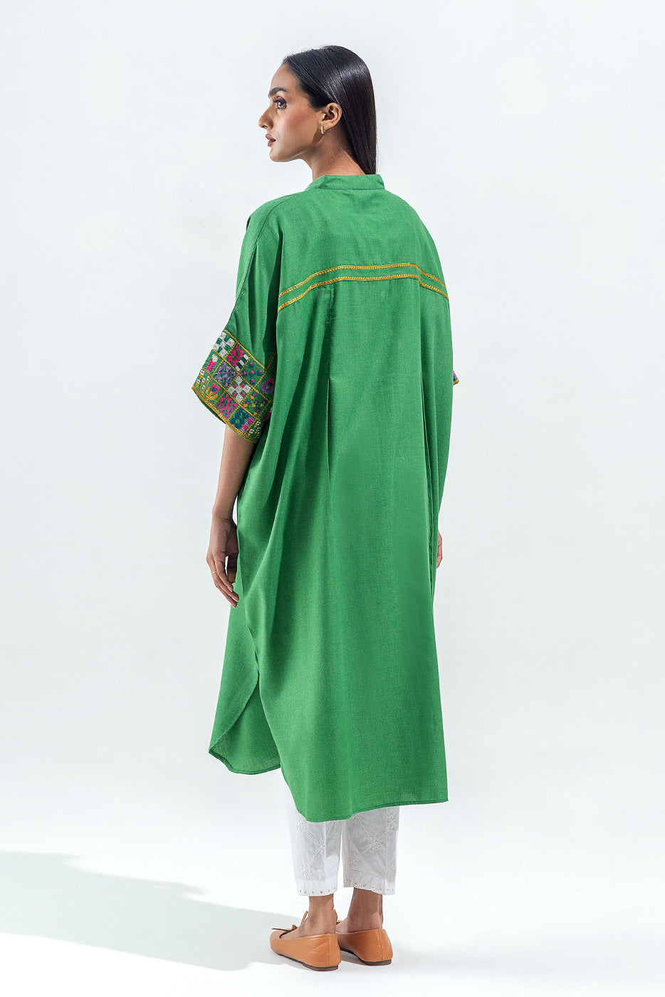 EMBROIDERED TWILL SHIRT (PRET)