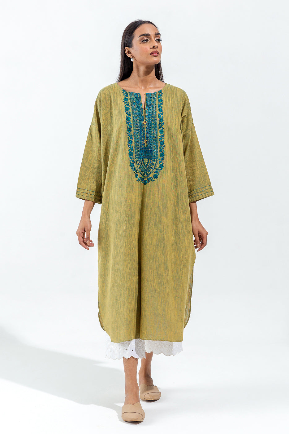 BOXY YARN DYED SHIRT (PRET)