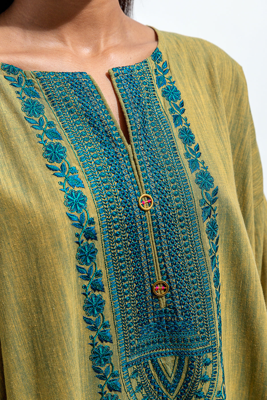 BOXY YARN DYED SHIRT (PRET)
