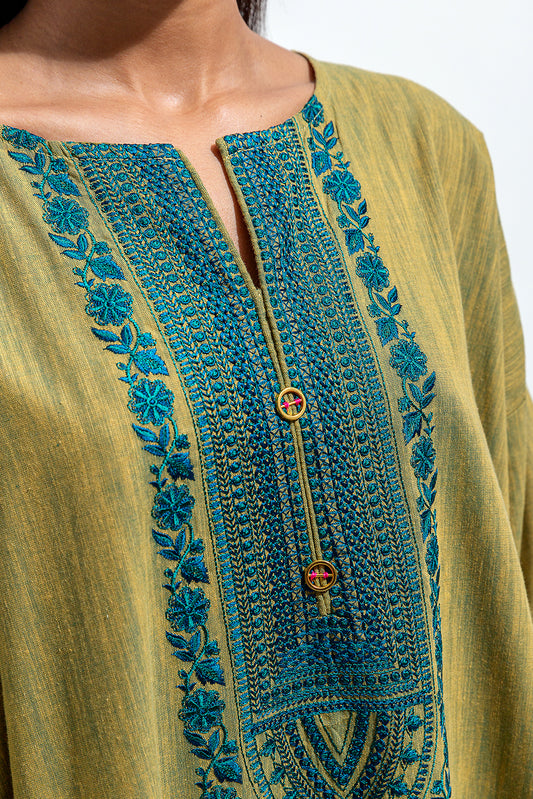 BOXY YARN DYED SHIRT (PRET)