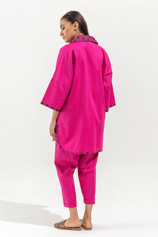 2 PIECE SELF JACQUARD SUIT (PRET)