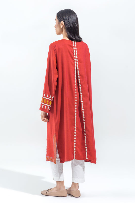 EMBROIDERED YARN DYED SHIRT (PRET)