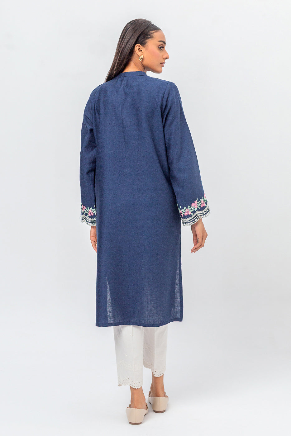 EMBROIDERED JACQUARD SHIRT (PRET)