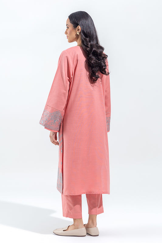 2 PIECE EMBROIDERED KHADDAR SUIT (PRET)