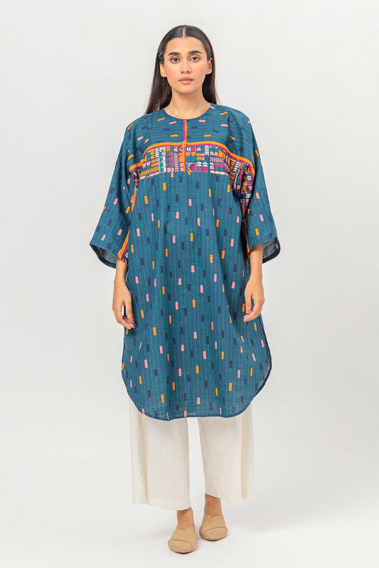 PRINTED KHADDAR SHIRT (PRET)