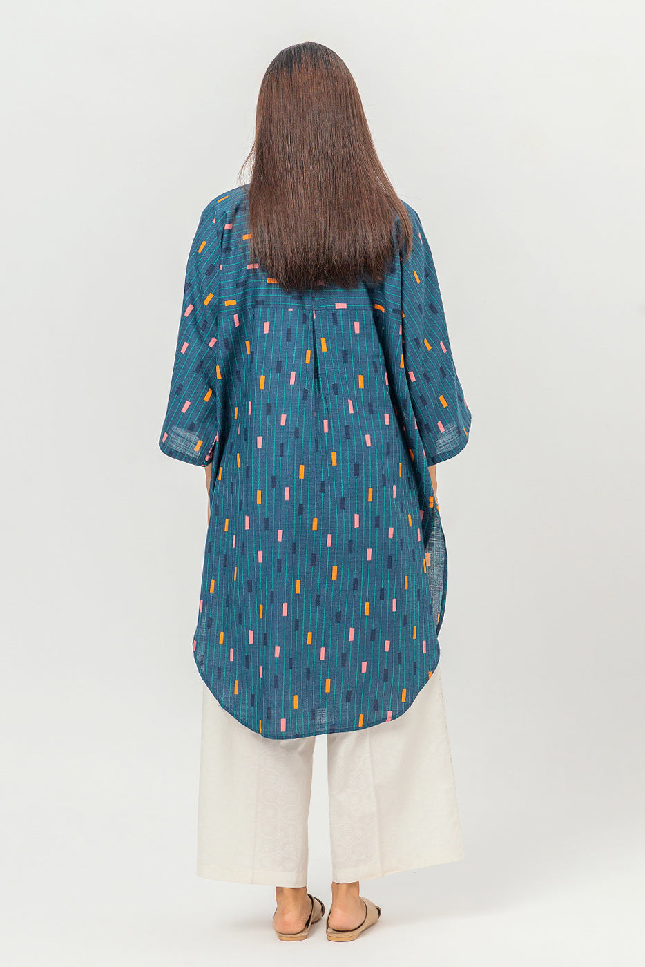 PRINTED KHADDAR SHIRT (PRET)