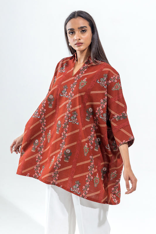 PRINTED KHADDAR SHIRT (PRET)