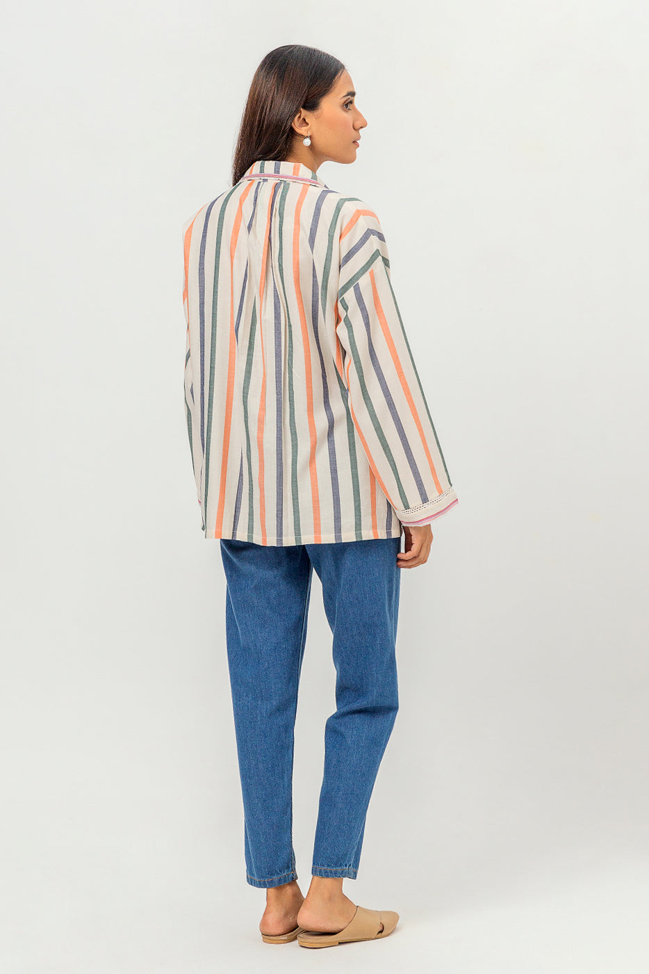 EMBROIDERED YARN DYED SHIRT (PRET)