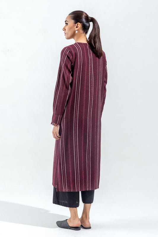 EMBROIDERED YARN DYED SHIRT (PRET)